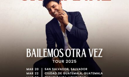 Después de un éxito rotundo en EEUU, CHAYANNE anuncia la continuación de su gira «Bailemos Otra Vez» por Centroamérica.